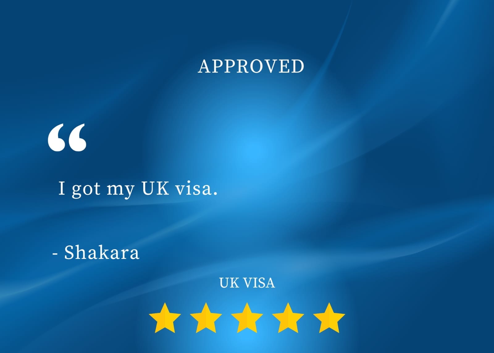Client approval screenshot